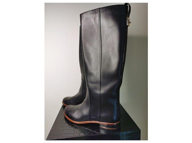 Fendi Lederstiefel Schwarz 38.5 - Ansicht 4
