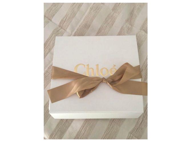 Pantalones Chloé de algodón crema - vista 7