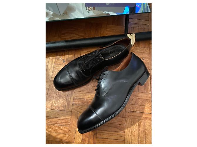 Autre Marque Church's Consul Scarpe Stringate in Pelle Nera Nero - vista 2