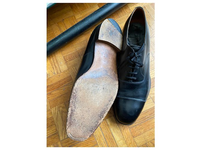 Autre Marque Church's Consul Scarpe Stringate in Pelle Nera Nero - vista 3