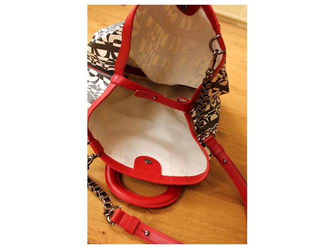 Autre Marque Grande borsa tote in tela spalmata stampata Multicolore - vista 4