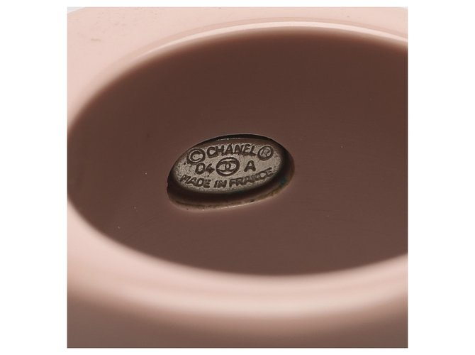Chanel Pink CC Strass Ring Braun Beige - Ansicht 5