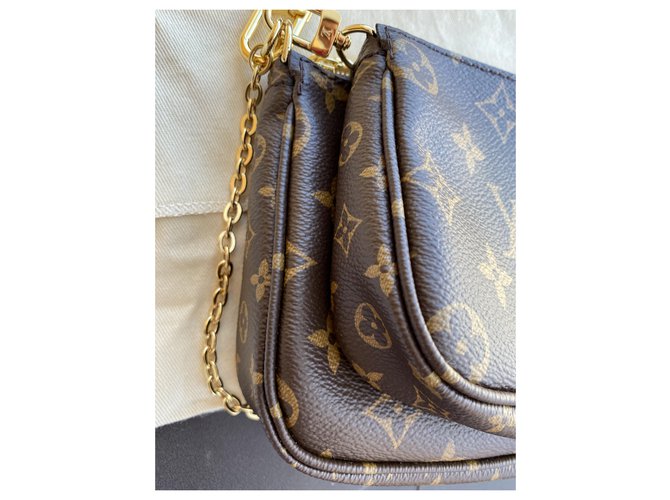Louis Vuitton Borse Marrone - vista 3