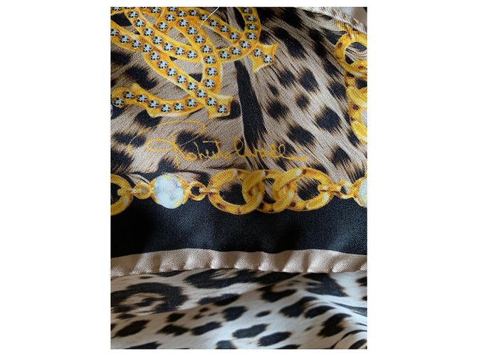 Roberto Cavalli Fular estampado leopardo - vista 2