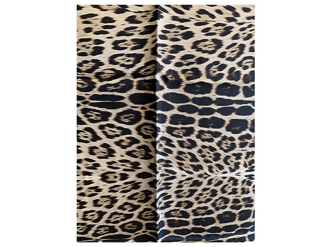 Roberto Cavalli Fular estampado leopardo - vista 5
