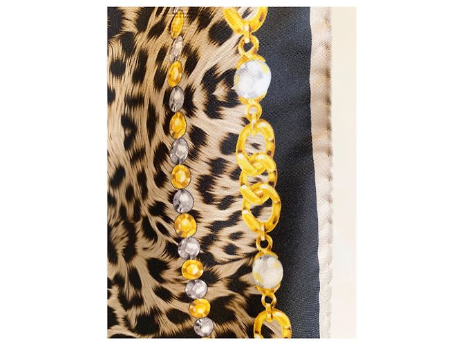 Roberto Cavalli Fular estampado leopardo - vista 6