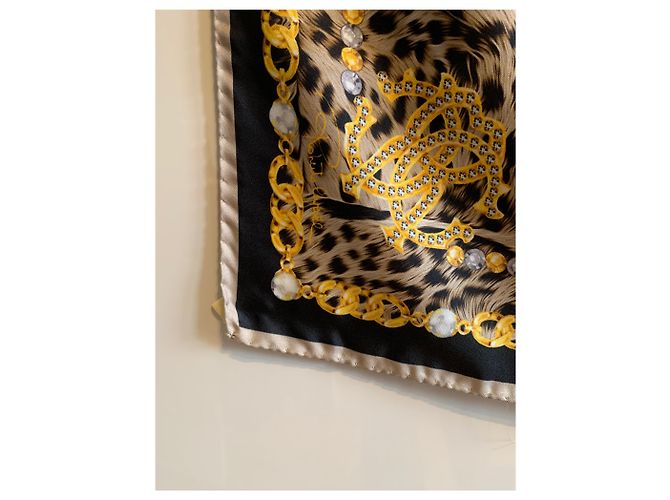 Roberto Cavalli Fular estampado leopardo - vista 7
