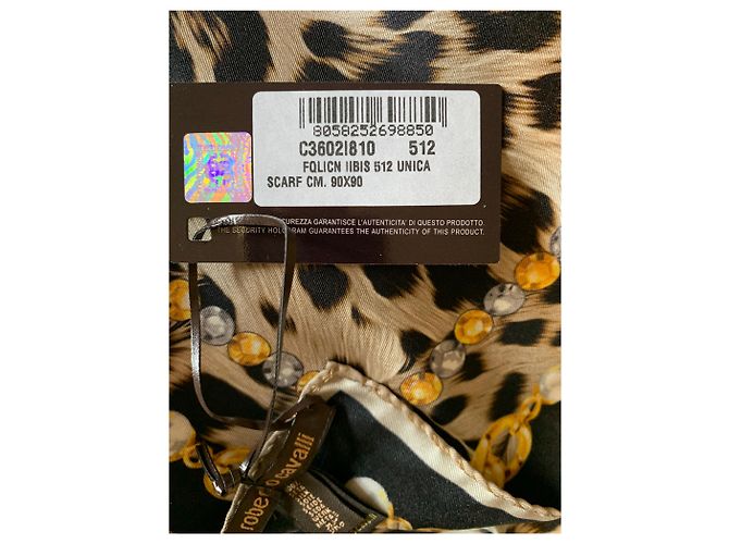Roberto Cavalli Fular estampado leopardo - vista 8