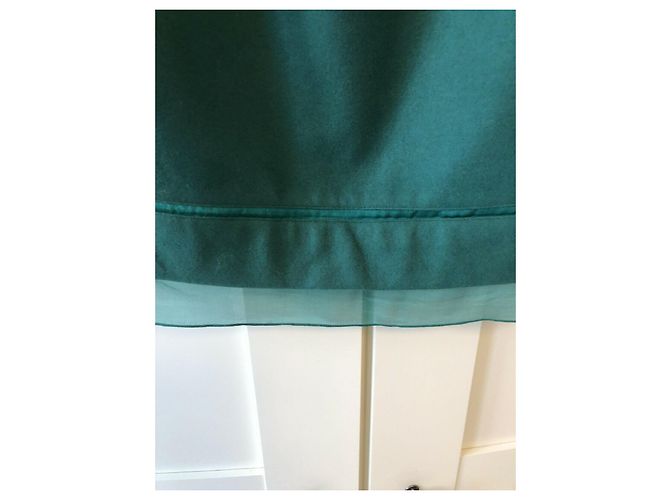 Pringle Of Scotland Wollkleid mit Samt Grün - Ansicht 7