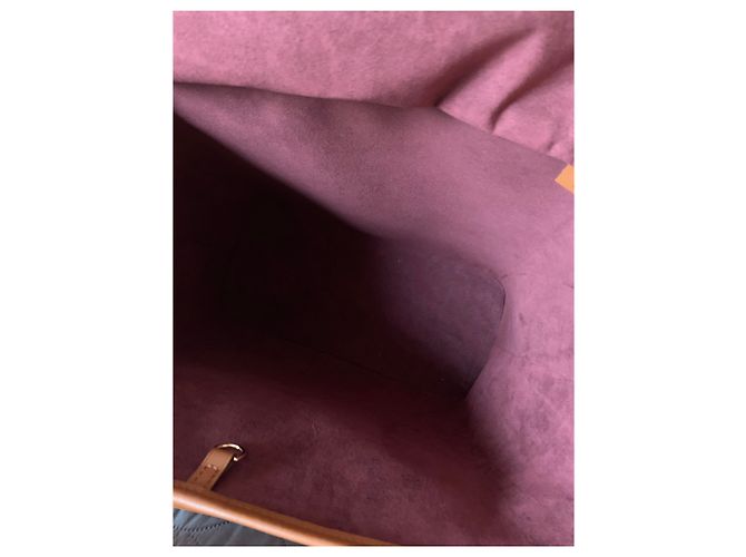 Louis Vuitton Neverfull Jacquard 1854 Borsa rosso scuro in tessuto Bordò - vista 2