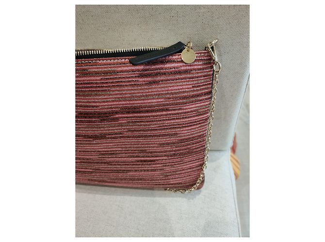 Pochette Missoni Rosa in Tessuto - vista 2