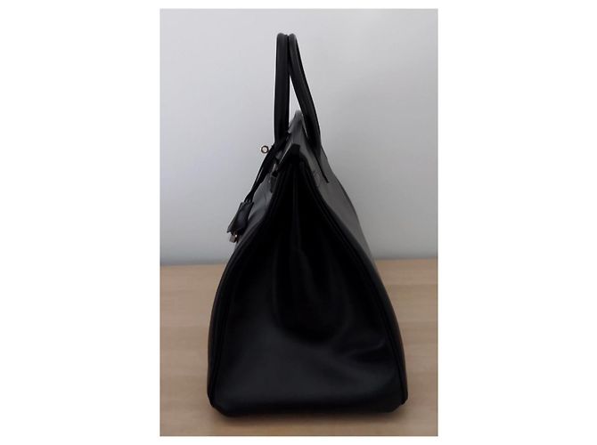 Hermès HERMES BIRKIN 40 pelle nera Nero - vista 6