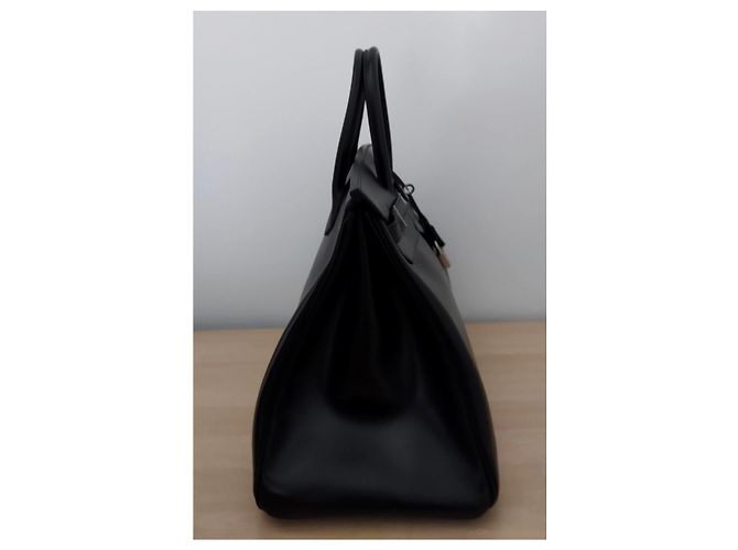 Hermès HERMES BIRKIN 40 pelle nera Nero - vista 7