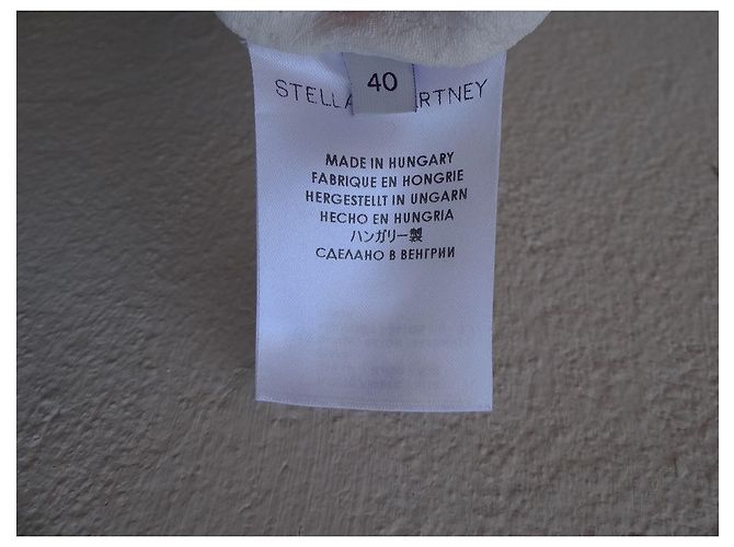 Stella Mc Cartney Stella McCartney Kleid aus Rayon im Python-Stil Creme Roh - Ansicht 14