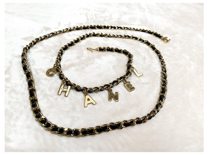 Chanel Kettengürtel mit Pompons Golden - Ansicht 4
