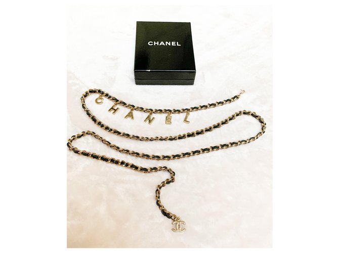 Chanel Kettengürtel mit Pompons Golden - Ansicht 5