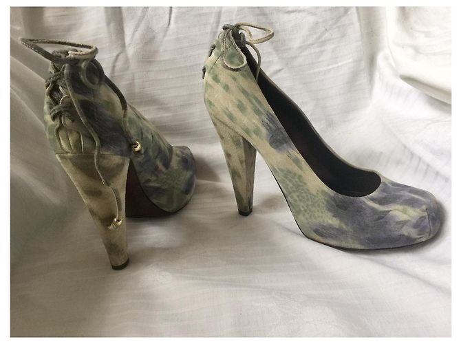 Mulberry High Heels Pumps Blau Mehrfarben - Ansicht 4