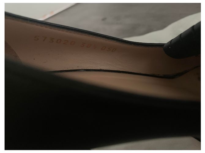 Gucci Marmont Pumps aus Leder mit Fransen Schwarz - Ansicht 6