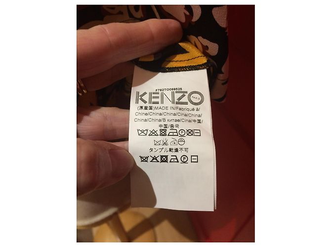 Top Tunica Kenzo in Seta Multicolore - vista 6
