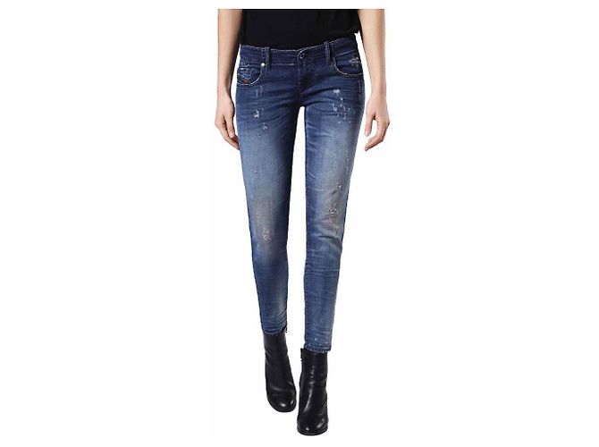 Diesel Grupee S Ne Sweat Jeans W25 l30 Azul - vista 2