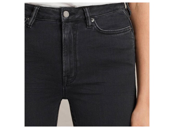 All Saints Vaqueros pitillo gris oscuro W24 l29 - vista 4