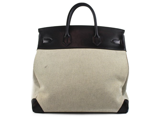 Haut à courroies Hermès HAC Beige - Ansicht 2
