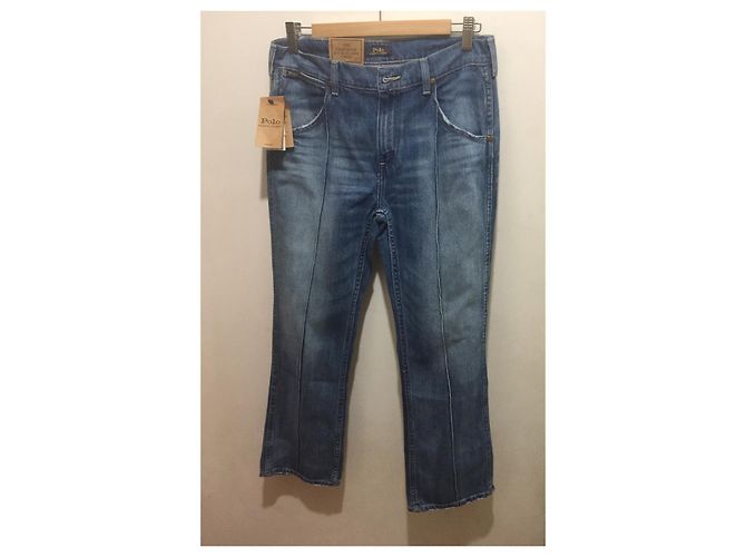 Polo Ralph Lauren Vaqueros cortos Chrystie Kick Flare Azul - vista 6