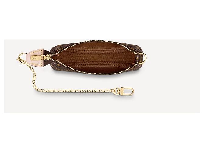 Louis Vuitton Accessori mini pochette LV Marrone - vista 3