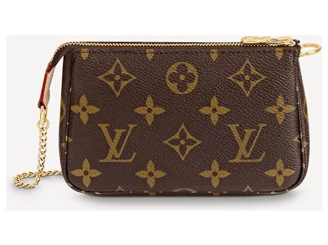 Louis Vuitton Accessori mini pochette LV Marrone - vista 4