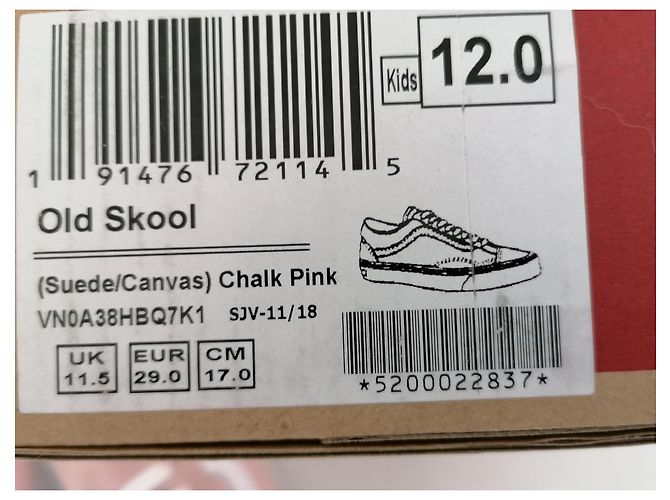 Vans Vecchia scuola Rosa - vista 2