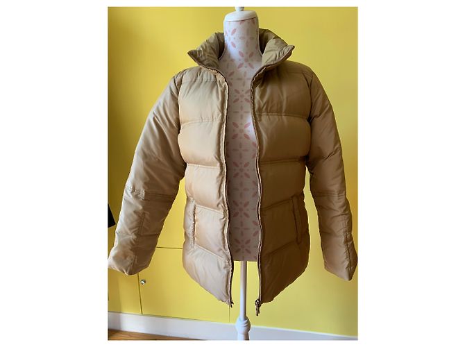 Chaqueta Acolchada Zara Beige Nylon - vista 2