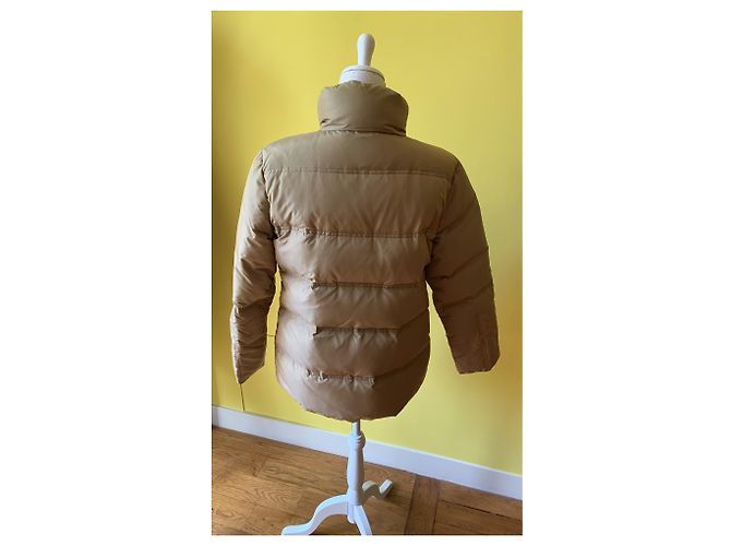 Chaqueta Acolchada Zara Beige Nylon - vista 3