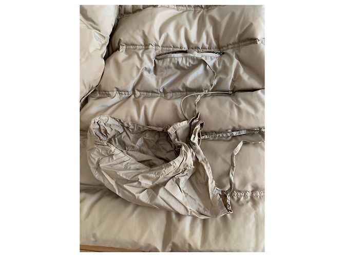 Chaqueta Acolchada Zara Beige Nylon - vista 5