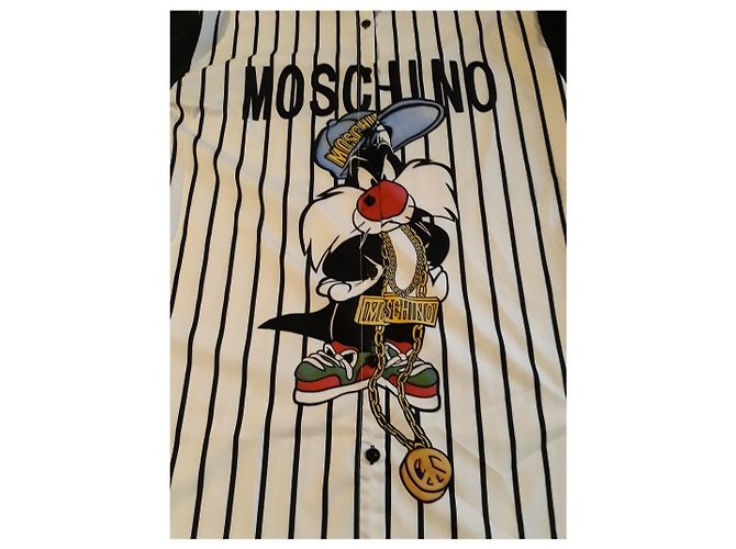 Moschino Hemdkleid Weiß - Ansicht 3