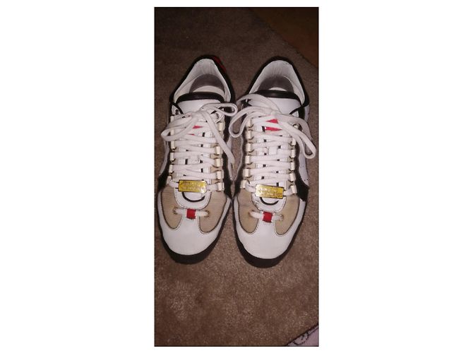 Dsquared2 Turnschuhe Weiß Stoff - Ansicht 2