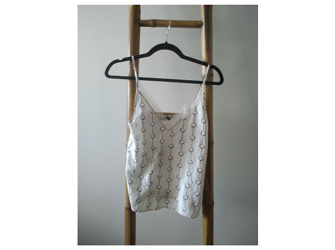 The Kooples algemas em seda e renda Branco - vista 5