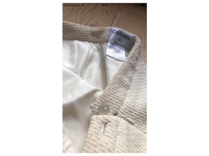 Cambon Chanel weite Hose Creme - Ansicht 5