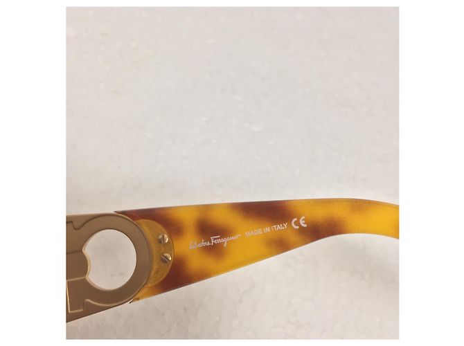 Salvatore Ferragamo Super glam rétro suglasses Hellbraun - Ansicht 13