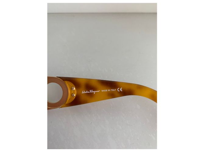 Salvatore Ferragamo Super glam rétro suglasses Hellbraun - Ansicht 6