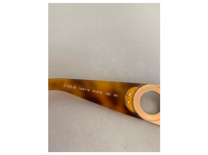 Salvatore Ferragamo Super glam rétro suglasses Hellbraun - Ansicht 7