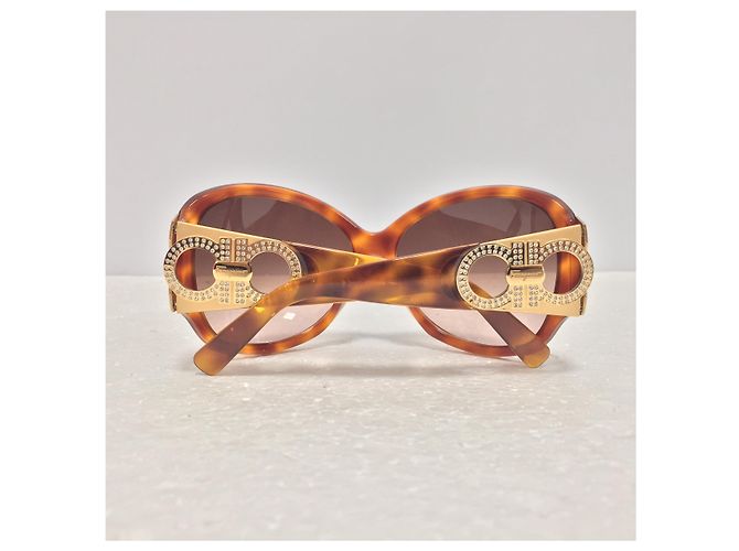 Salvatore Ferragamo Super glam rétro suglasses Hellbraun - Ansicht 9