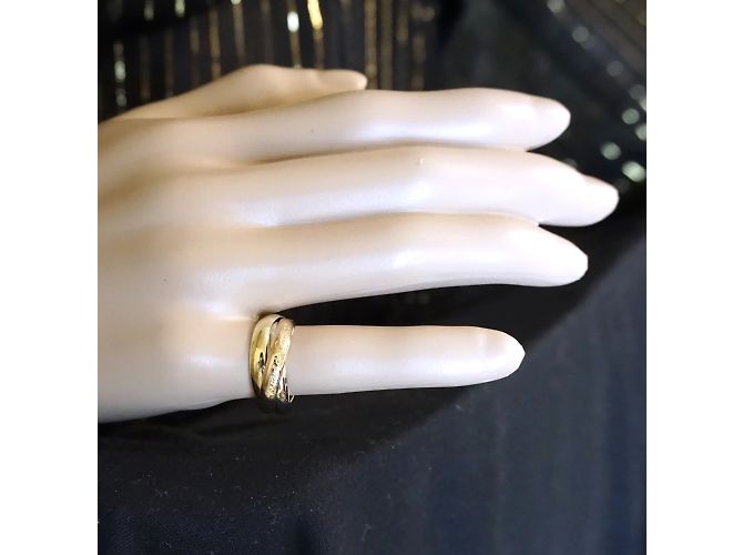 Love Cartier Tricolor 18k Trinity Ringgröße 52 - vista 2