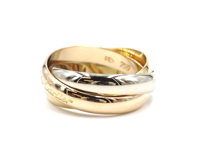 Love Cartier Tricolor 18k Trinity Ringgröße 52 - vista 3