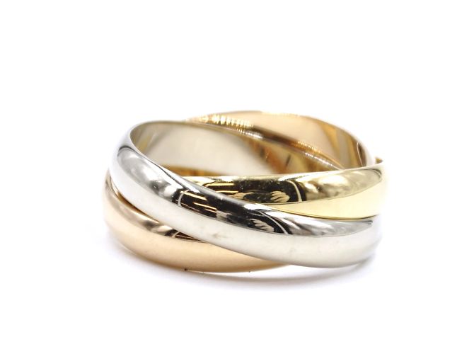 Love Cartier Tricolor 18k Trinity Ringgröße 52 - vista 4