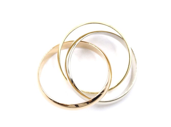 Love Cartier Tricolor 18k Trinity Ringgröße 52 - vista 6
