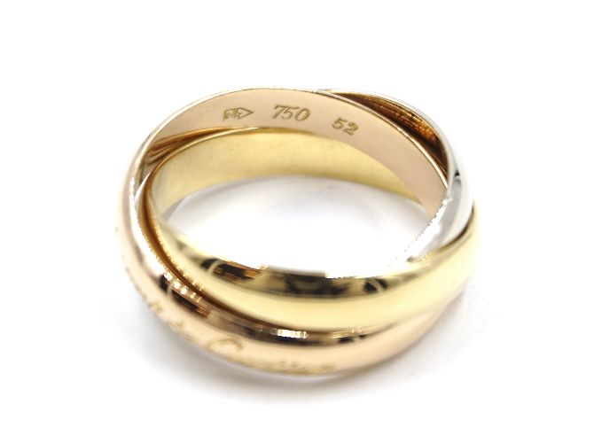 Love Cartier Tricolor 18k Trinity Ringgröße 52 - vista 7