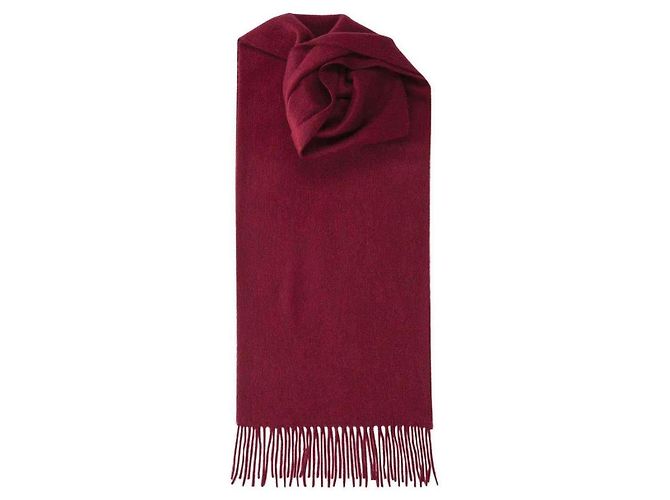 Autre Marque Sciarpa in cashmere scozzese in rosso - vista 2