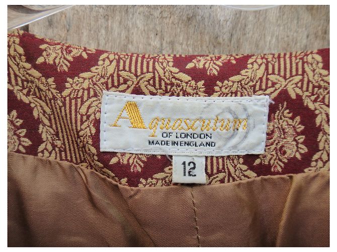 Vintage Weste Aquascutum t 40 Rot - Ansicht 4