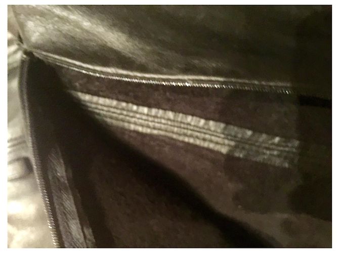 Guess Calça de couro com zíper Preto - vista 4