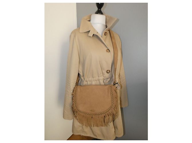 Borsa a tracolla Ikks in pelle di vitello sabbia Marrone Beige Marrone chiaro - vista 14